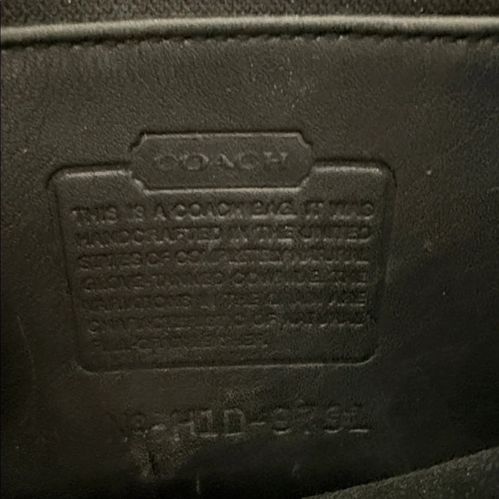 Vintage Coach Black Leather Backpack - Picture 6 of 6